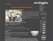 Tablet Screenshot of mr-biggles.co.uk